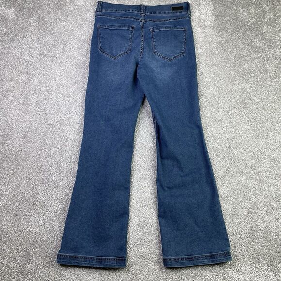 Nicole Miller SoHo Jeans Women’s 10 Blue Bootcut High Rise Medium Wash Stretch - Picture 3 of 13